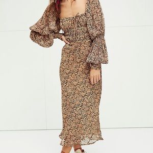 Free People glow up midi dress